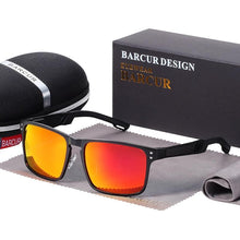 Load image into Gallery viewer, Hot Black Goggle Male Sunglasses Luxury Brand Men Glasses In Business High Quality Luxury Modern Style With UV400 Protection