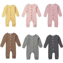 Load image into Gallery viewer, Baby Spring Autumn Clothing Ripped Romper Long Sleeve Jumpsuit Playsuit Outfit Clothes For Girls In elegant New Deisgn