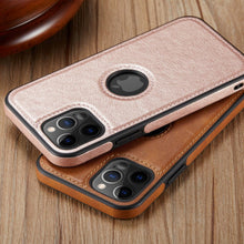 Load image into Gallery viewer, Luxury PU Leather Phone Case For iPhone 14 pro max 13 Pro max 11 12 Pro Max XR XS Max X 7 Plus case leather Slim Back Cover Compatible with iPhone 13 Pro Case Slim Leather Classic Luxury Elegant Phone Cover