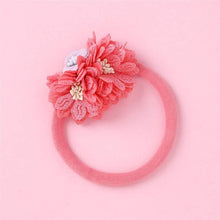 Load image into Gallery viewer, ILuxury Handmade Infant Child Hair Band Three-dimensional Alloy Rhinestone Crown Headdress Elastic Headband Turban For Baby Girls