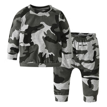 Load image into Gallery viewer, Newborn Baby Boy Clothes Set Long Sleeve Letter Like A Boss T-shirt , Pants Infant Clothing Set For Baby