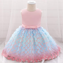 Load image into Gallery viewer, Newborn Baby Girls Clothes Christmas Princess Dress Lace Colorful Sequins Girls Wedding Party Ball Gown