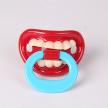 Load image into Gallery viewer, Interesting Modern Trend NEW Food Grade Silicone Funny Baby Pacifier Clips Nipple Holder For Pacifier For Baby