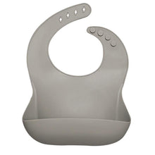 Load image into Gallery viewer, Silicon Breastplate Baby Bib Waterproof Solid Infant Bandana Bibs Newborn Feeding Burp Cloth Bib For Kids
