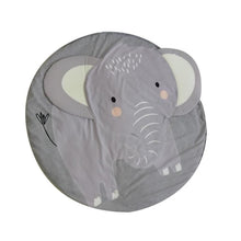Load image into Gallery viewer, Creative Elephant Design Baby Play Mat Round Carpet Cotton Animal Play Mat Newborn Infant Crawling Carpet For Baby Kids