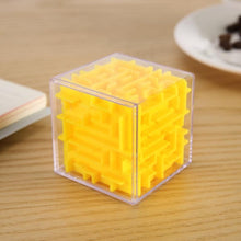Load image into Gallery viewer, 3D Maze Magic Cube Transparent Six-sided Puzzle Speed Cube Rolling Ball Game Maze Toys for Children Educational