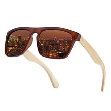 Load image into Gallery viewer, Polarized Bamboo Elegant Wood Sunglasses for Men and Women in Famous Retro Classic Style Design With UV400 Protection