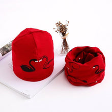 Load image into Gallery viewer, Star Print Cotton Hat And Scarf Baby Beanie Kids Caps Children's Accessories For Boys and Girls