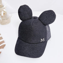 Load image into Gallery viewer, Luxury Modern Shiny Kids Baby Hat With Ear Letter Summer Baby Girl Boy Sun Hat Baseball Caps Cotton For Kids
