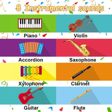 Load image into Gallery viewer, Modern Musical Mat Baby Play Piano Mat Keyboard Toy Music Instrument Game Carpet Music Toys Educational Toys For Kids