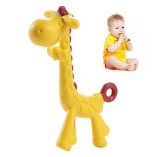 Load image into Gallery viewer, Unique Cute Cartoon Giraffe Shape Baby Teether Silicone Teething Toy New Hanging Toy For Baby Activity