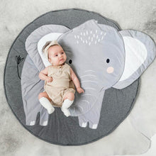 Load image into Gallery viewer, Creative Elephant Design Baby Play Mat Round Carpet Cotton Animal Play Mat Newborn Infant Crawling Carpet For Baby Kids