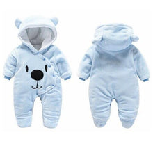 Load image into Gallery viewer, Newborn Winter Hoodie Baby Rompers Outwear Infant Baby Jumpsuit 3M -12M For Girls and Boys Winter Romper