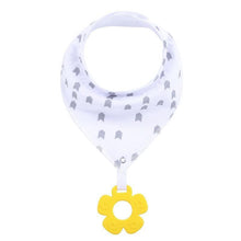 Load image into Gallery viewer, 100% Organic Cotton Super Absorbent And Soft Unisex Baby Bandana Drool Bibs And Teething Toys For Newborn