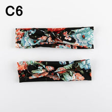 Load image into Gallery viewer, Mother & Baby Headband for Girl Bow Hairband Floral Elastic Hair Bands Parent-Child Turban Hair Accessories Bow For Mother and daughter