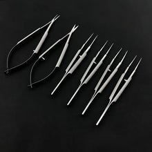 Load image into Gallery viewer, Scissors Tweezers Ophthalmic Surgical Instruments Microsurgical Dental Instruments Needle Holders Scissors Stainless steel