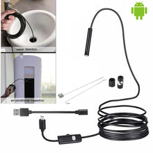 Load image into Gallery viewer, 5.5mm 2m Android Endoscope Camera IP67 Waterproof Support OTG&UVC Smartphone HD Snake Mini Usb Endoscope