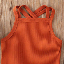 Load image into Gallery viewer, Luxury Modern Baby Kids Boy and Girl Infant Romper Jumpsuit Cotton Outfits Set Ribbed Solid Clothes For Kids