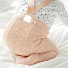 Load image into Gallery viewer, Newborn Baby Pants High Waist Cross Belt Baby Leggings Baby Boys Girls Pants