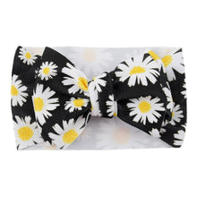 Load image into Gallery viewer, Luxury Mdoern Big Baby Kids Bows Headband Girls Floral Headwrap Elastic Hair Accessories Toddler Knotted for Girls
