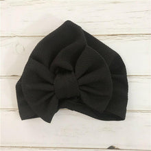 Load image into Gallery viewer, Elegant Winter Autumn Baby Girls Hat Big Bow Cotton Wool Knitted Thick Warm Baby Hat For Girls