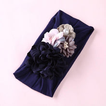 Load image into Gallery viewer, Handmade Flower Baby Headbands For Newborn Girls Nylon Elastic Hair Bands Headwear For Baby Girls