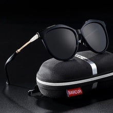 Load image into Gallery viewer, Stevvex Polarized Cat Eye Sunglasses Women Gradient Round Sun glasses for Women oculos lunette de soleil femme