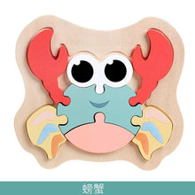 Load image into Gallery viewer, Wooden Children Colorful Animal Stevvex Puzzle for Toddler Creative Puzzle Early Educational Toys for Boys and Girls 2-4