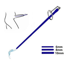 Load image into Gallery viewer, Silicone stainless steel Metal head ring urethral dilators catheter sound man penis plug masturbator sex toy for male