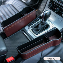 Load image into Gallery viewer, NEW Car Crevice Storage Box Seat Gap Pocket Catcher Organizer Universal Seat Organizer Card Phone Holder Pocket