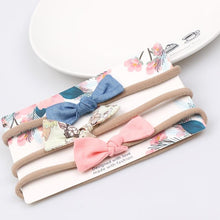 Load image into Gallery viewer, Cute Bow Baby Headband for Girl Nylon Head Bands Turban Newborn Headbands Hairbands for Kids Baby Hair Accessories For Baby
