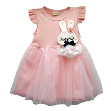 Load image into Gallery viewer, Luxury Modern New Baby Cotton Dress Pineapple Yarn Dresses for Baby Girl Fashion Clothes Style