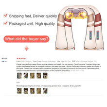 Load image into Gallery viewer, JinKaiRui U Shape Electrical Shiatsu Body Shoulder Neck Massager Back Infrared 4D kneading Massage Car Home Best Gift HealthCare