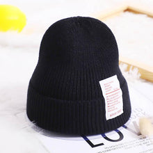 Load image into Gallery viewer, Winter Warm Baby Hat Fur Pompom Knitted Baby Hat Cap Infant Toddler Kids Hat Beanie In Modern Designer Style