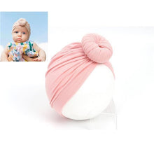 Load image into Gallery viewer, Modern Baby Headband Girl Headbands Cotton Knot Bow Turban Headband Stretchy Baby Bow For Girls