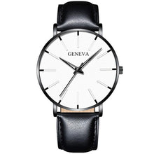 Load image into Gallery viewer, Minimalist Men's Fashion Ultra Thin Watch Simple Men Business Stainless Steel Mesh Belt Quartz Watch Relogio Masculino