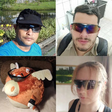 Load image into Gallery viewer, ROCKBROS Polarized Sports Men Sunglasses Road Cycling Glasses Mountain Bike Bicycle Riding Protection Goggles Eyewear 5 Lens