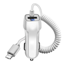 Load image into Gallery viewer, Car Charger With USB Cable Mobile Phone Charger Micro USB Type C Cable Fast Car Phone Charger