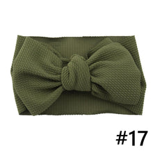 Load image into Gallery viewer, Baby Girls Headband Big Bow Hair Band Kids Adjustable Head Wrap Turban Infant Hair Accessories