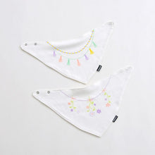 Load image into Gallery viewer, 2 Pcs Baby Bibs Bandana Cotton Double Layers Drool Bib For Boys And Girls Triangle Bibs Infant Towel