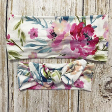 Load image into Gallery viewer, Luxury Elegant Mother & Baby Headbands for Girl Rabbit Ear Hairband Print Floral Bows Hair Bands Parent-Child Hair Accessories
