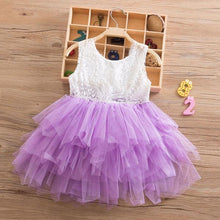 Load image into Gallery viewer, Ballet Luxury Modern Summer Baby Girl Outfit Christening Newborn Gown for Children Kids Dress