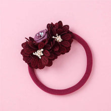 Load image into Gallery viewer, ILuxury Handmade Infant Child Hair Band Three-dimensional Alloy Rhinestone Crown Headdress Elastic Headband Turban For Baby Girls