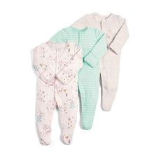 Load image into Gallery viewer, 3Pcs Baby unisex Rompers Long Sleeve Sleep suit Cartoon Jumpsuit Baby Pajamas Stes For Kids Between 0-12Months