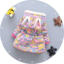 Load image into Gallery viewer, Luxury Newborn Children Plus Cute Hooded Cotton Jacket Infant Clothing for Baby Girls In Elegant Colorful Design For Winter