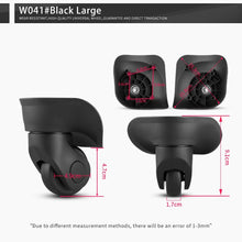 Load image into Gallery viewer, HANLUOKE W041 Trolley Case Luggage Wheel Universal Travel Suitcase Parts Accessories High Quality Rubber Luggage Wheel Rubber