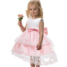 Load image into Gallery viewer, 1st Birthday Dress For Baby Girl Clothes Princess Ceremony Pink Blue Red Dresses Excellent Look Unique Design