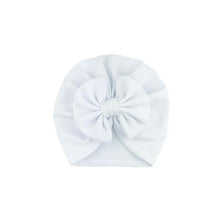 Load image into Gallery viewer, Baby Girl Hat Turban With Bow Knot Infant Beanie Solid Big Bowknot Cap For Girls Kid Hats