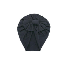 Load image into Gallery viewer, Luxury Modern Baby Headband Hat Bowknot Print Cotton Stretchy Turban Headband Infant Head Wrap Beanie Hat For Babies and Kids