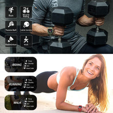 Load image into Gallery viewer, Ocean Army Smart Watch For Menand Woman For Fitness and Sport With Tracker Blood Pressure Message Push Heart Rate Monitor and Clock Smartwatc For Android